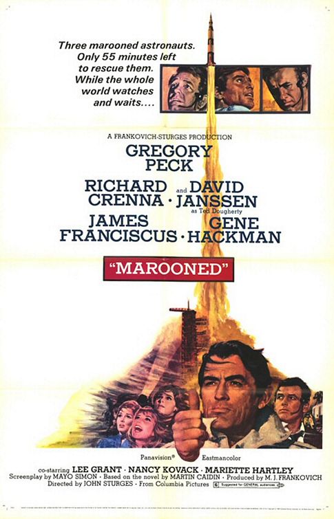 the movie poster: Marooned (1969)