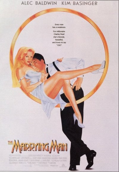 the movie poster: The Marrying Man (1991)