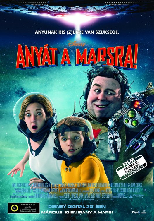 1000 piece jigsaw puzzle for the movie poster: Mars Needs Moms! (2011) ver6