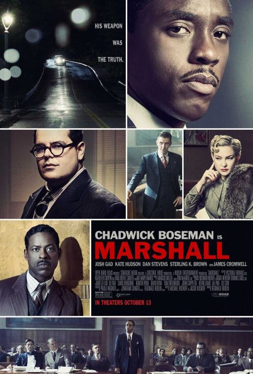 1000 piece jigsaw puzzle for the movie poster: Marshall (2017) ver2