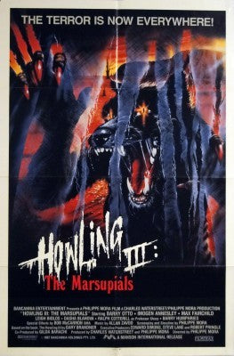 1000 piece jigsaw puzzle for the movie poster: The Marsupials: The Howling III (1987)