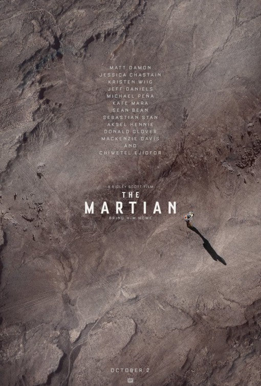 1000 piece jigsaw puzzle for the movie poster: The Martian (2015) ver4