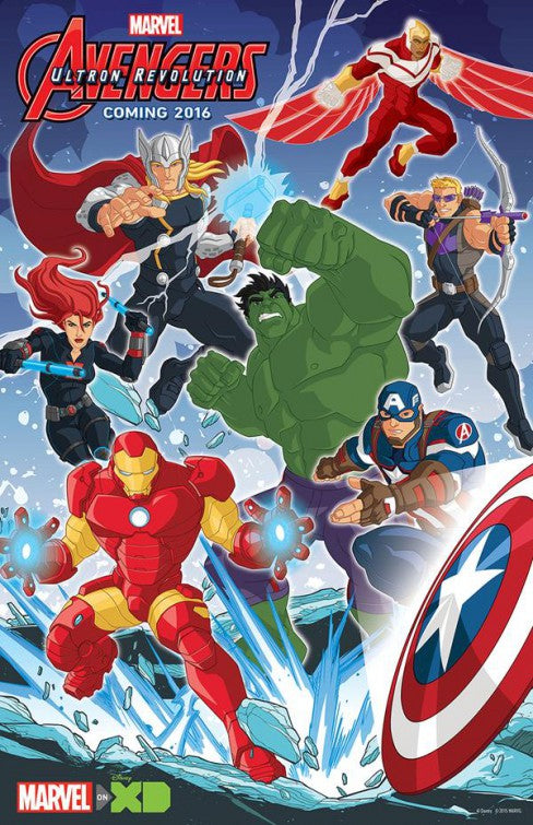 1000 piece jigsaw puzzle for tv poster: Marvel's Avengers Assemble, ver2