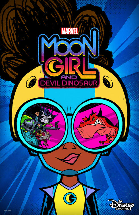 1000 piece jigsaw puzzle for tv poster: Moon Girl and Devil Dinosaur