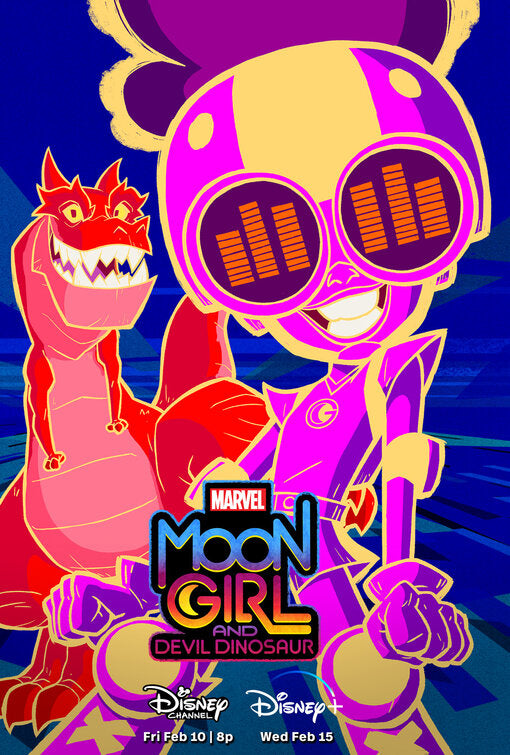 1000 piece jigsaw puzzle for tv poster: Moon Girl and Devil Dinosaur, ver5