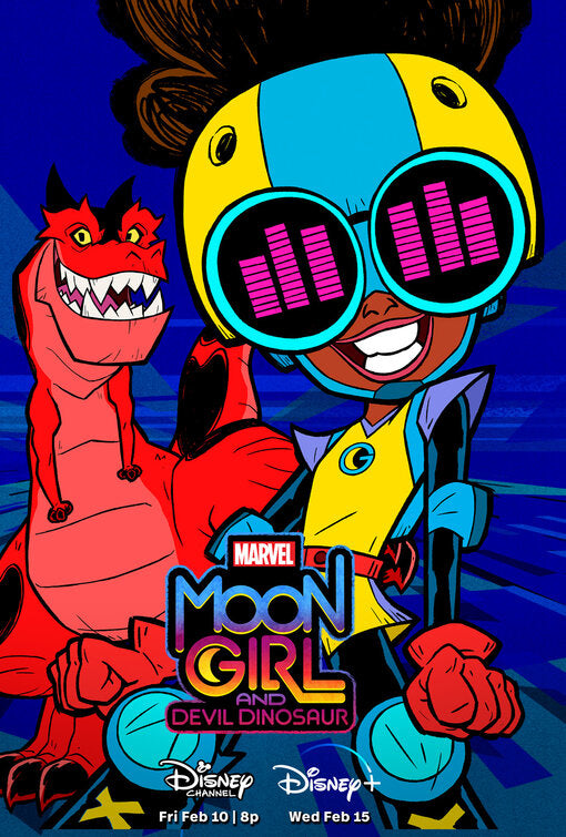 1000 piece jigsaw puzzle for tv poster: Moon Girl and Devil Dinosaur, ver6