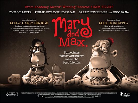 1000 piece jigsaw puzzle for the movie poster: Mary and Max (2009) ver2