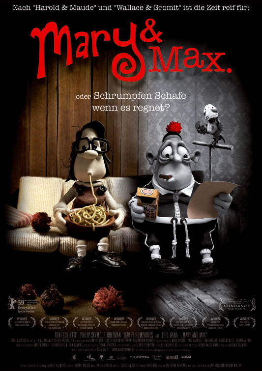 1000 piece jigsaw puzzle for the movie poster: Mary and Max (2009) ver3