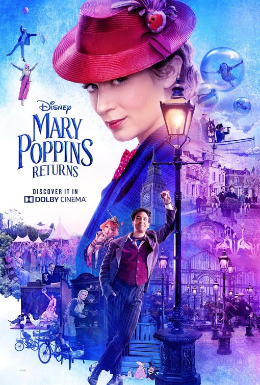 1000 piece jigsaw puzzle for the movie poster: Mary Poppins Returns (2018) ver16