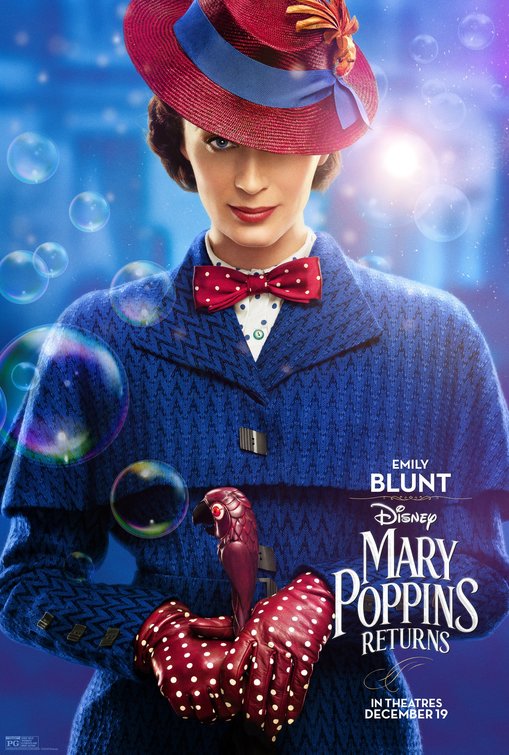1000 piece jigsaw puzzle for the movie poster: Mary Poppins Returns (2018) ver6