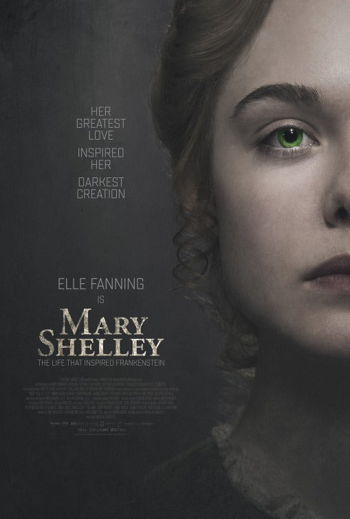 1000 piece jigsaw puzzle for the movie poster: Mary Shelley (2018)