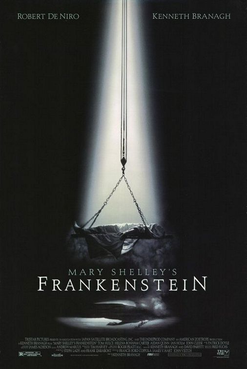 the movie poster: Mary Shelley's Frankenstein (1994) ver2