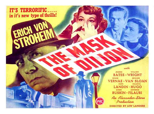 the movie poster: The Mask of Diijon (1946)