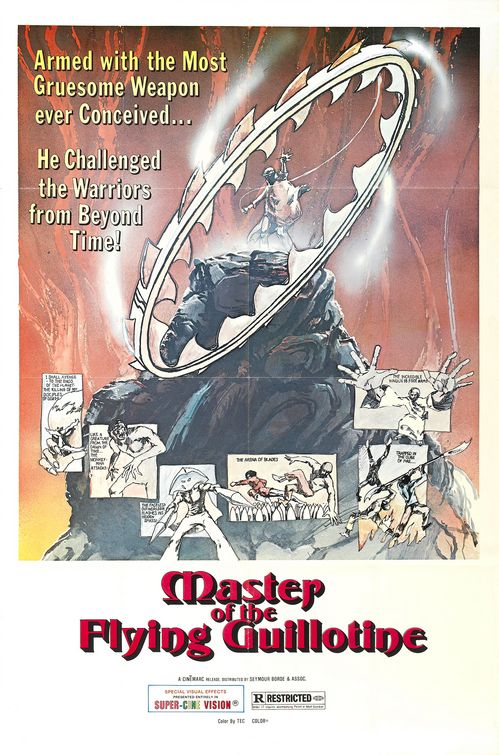 1000 piece jigsaw puzzle for the movie poster: Master of the Flying Guillotine (1977)