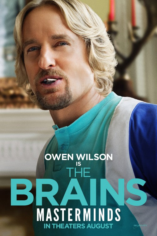 1000 piece jigsaw puzzle for the movie poster: Masterminds (2016) ver3
