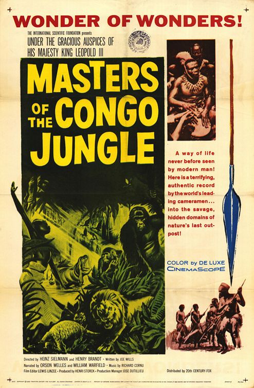 the movie poster: Masters of the Congo Jungle (1960)