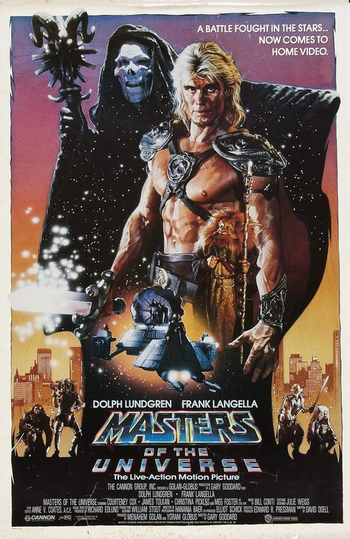 the movie poster: Masters of the Universe (1987) ver2