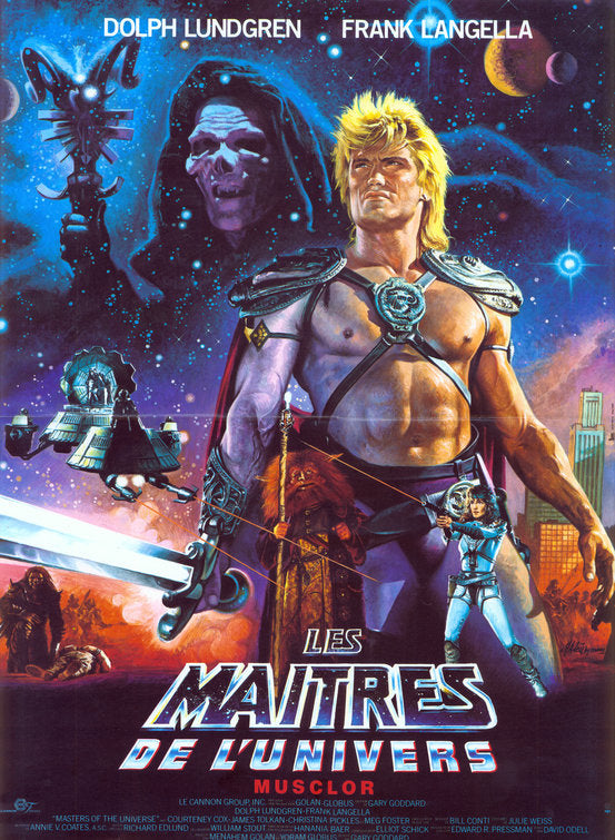 1000 piece jigsaw puzzle for the movie poster: Masters of the Universe (1987) ver4