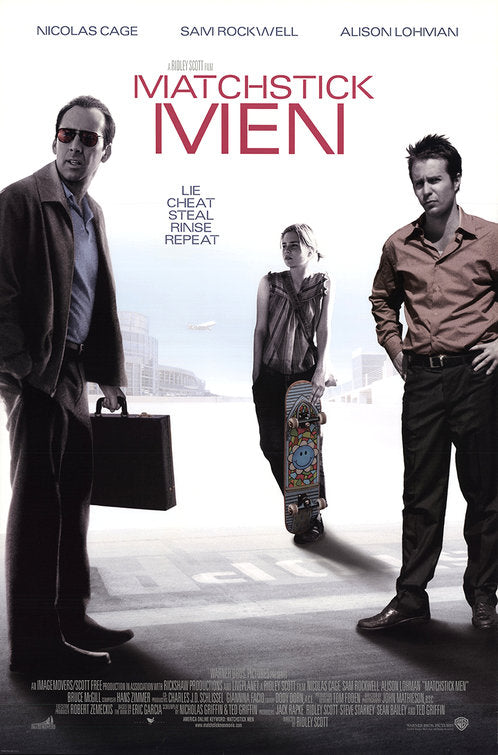 the movie poster: Matchstick Men (2003)