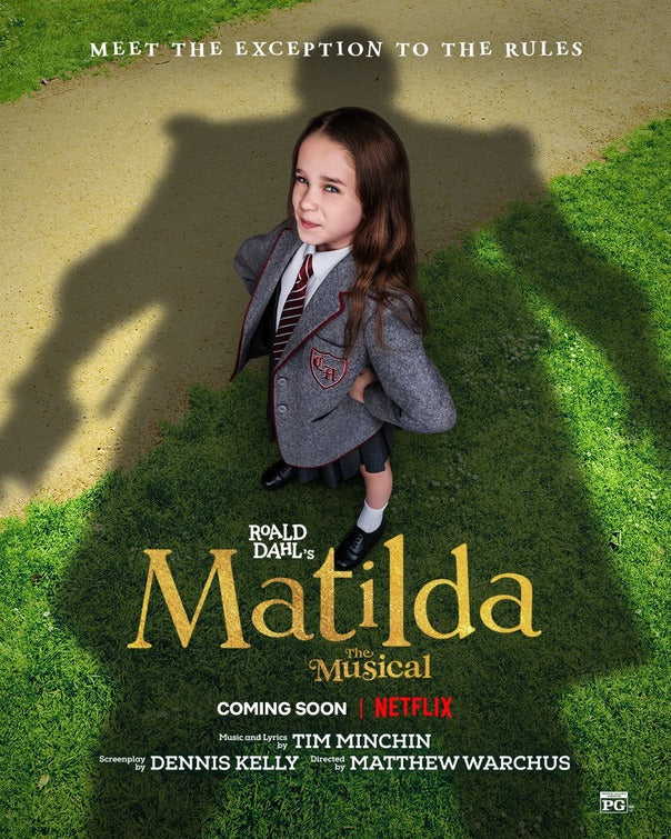 1000 piece jigsaw puzzle for the movie poster: Matilda (2022)