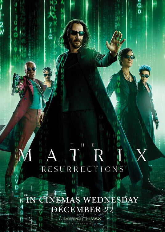 1000 piece jigsaw puzzle for the movie poster: The Matrix Resurrections (2021) ver15