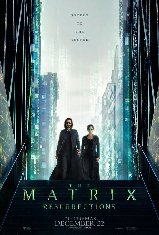 1000 piece jigsaw puzzle for the movie poster: The Matrix Resurrections (2021) ver3