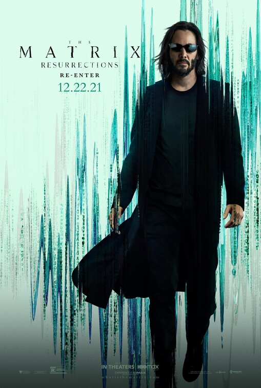 1000 piece jigsaw puzzle for the movie poster: The Matrix Resurrections (2021) ver7