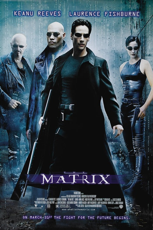 the movie poster: The Matrix (1999) ver1