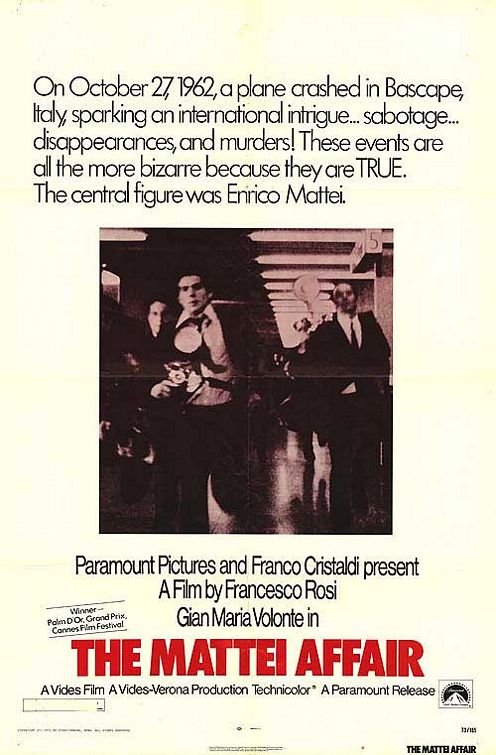 the movie poster: The Mattei Affair (1973)