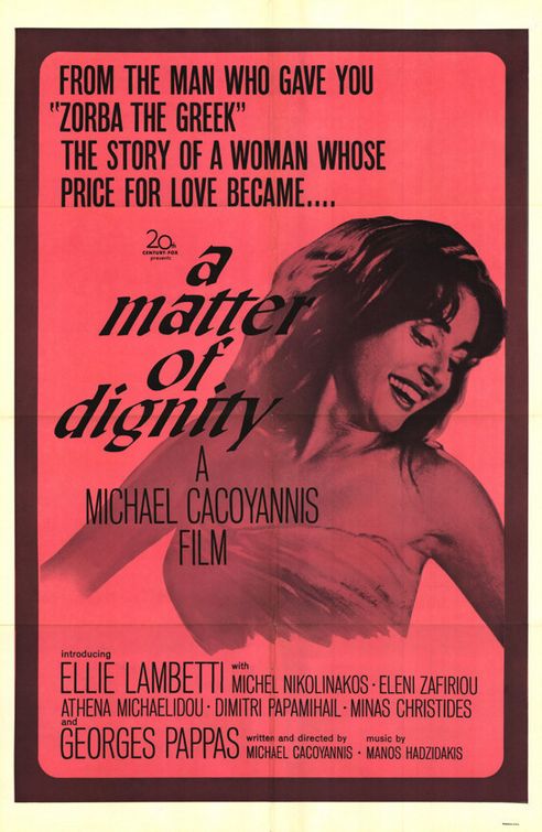 the movie poster: A Matter of Dignity (1960)