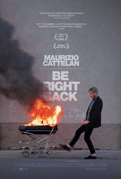 1000 piece jigsaw puzzle for the movie poster: Maurizio Cattelan: Be Right Back (2016)