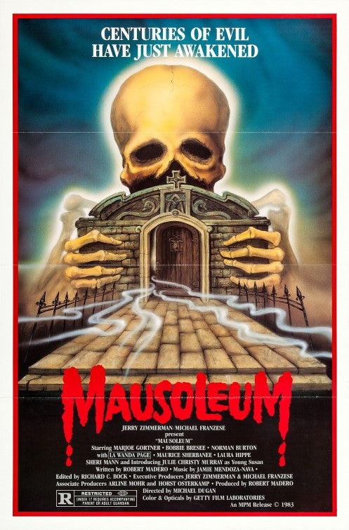 1000 piece jigsaw puzzle for the movie poster: Mausoleum (1983)