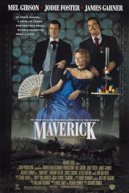 the movie poster: Maverick (1994)