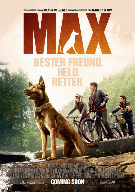 1000 piece jigsaw puzzle for the movie poster: Max (2015) ver3