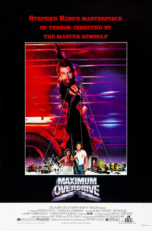 the movie poster: Maximum Overdrive (1986)