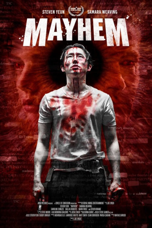 1000 piece jigsaw puzzle for the movie poster: Mayhem (2017)