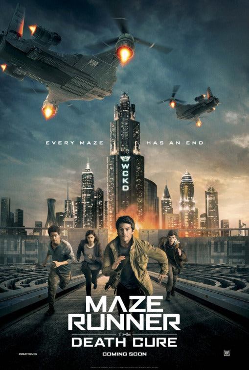 1000 piece jigsaw puzzle for the movie poster: Maze Runner: The Death Cure (2018) ver10