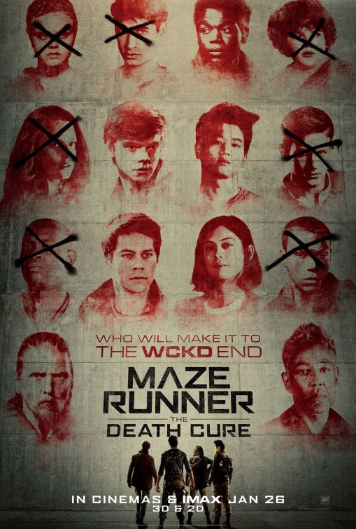1000 piece jigsaw puzzle for the movie poster: Maze Runner: The Death Cure (2018) ver12