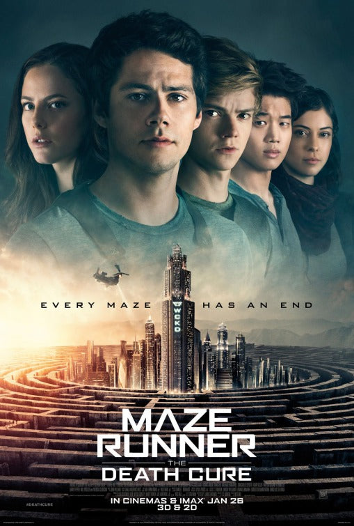 1000 piece jigsaw puzzle for the movie poster: Maze Runner: The Death Cure (2018) ver2