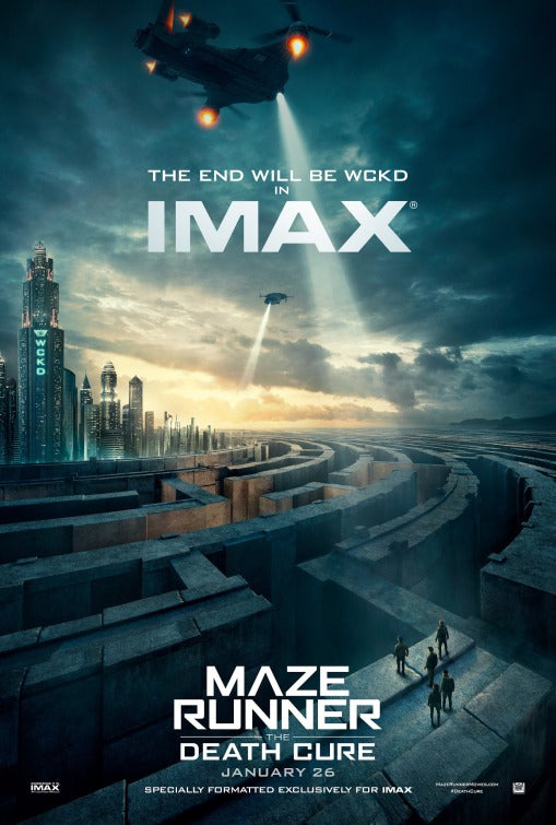 1000 piece jigsaw puzzle for the movie poster: Maze Runner: The Death Cure (2018) ver9