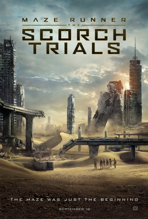 1000 piece jigsaw puzzle for the movie poster: Maze Runner: The Scorch Trials (2015)