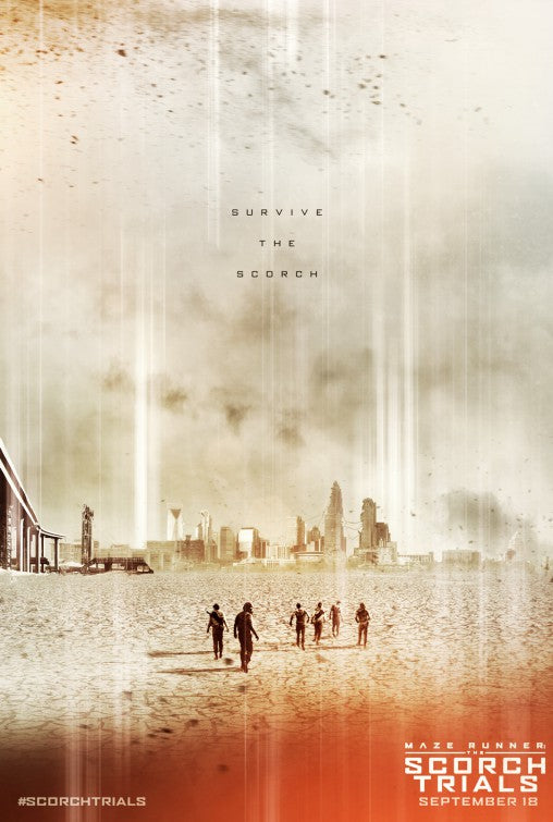 1000 piece jigsaw puzzle for the movie poster: Maze Runner: The Scorch Trials (2015) ver12