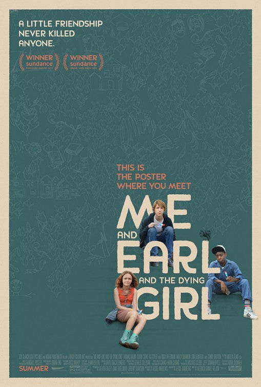 1000 piece jigsaw puzzle for the movie poster: Me and Earl and the Dying Girl (2015)