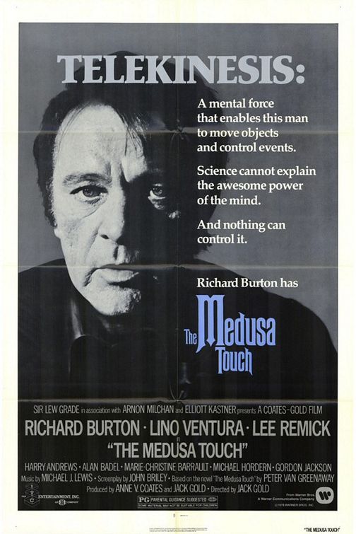 the movie poster: The Medusa Touch (1978)