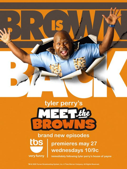 1000 piece jigsaw puzzle for tv poster: Meet the Browns
