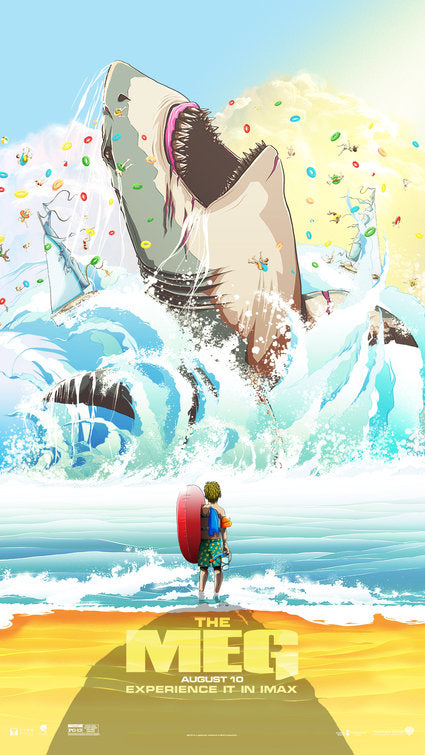 1000 piece jigsaw puzzle for the movie poster: The Meg (2018) ver14