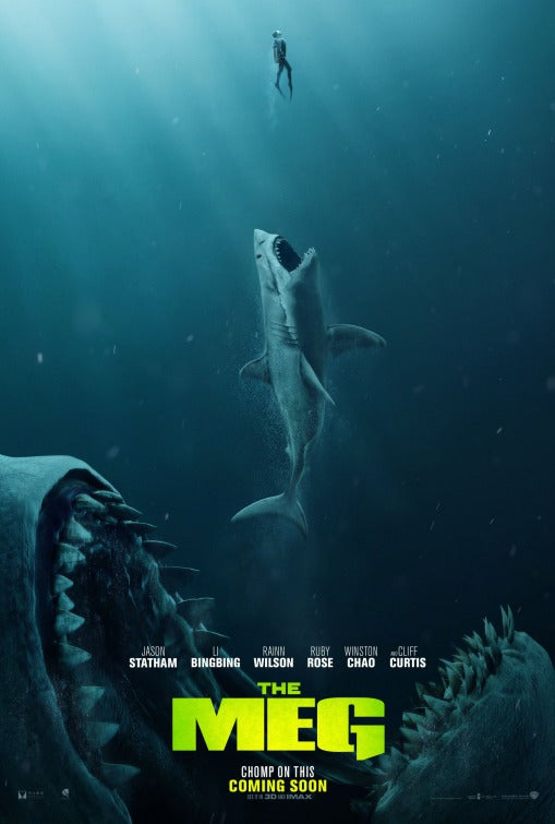 1000 piece jigsaw puzzle for the movie poster: The Meg (2018) ver2