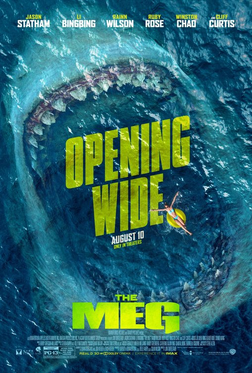 1000 piece jigsaw puzzle for the movie poster: The Meg (2018) ver6