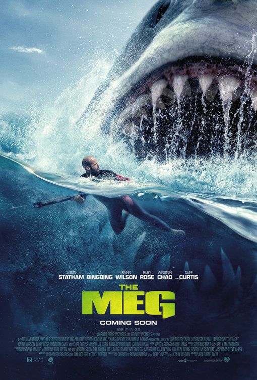 1000 piece jigsaw puzzle for the movie poster: The Meg (2018) ver7