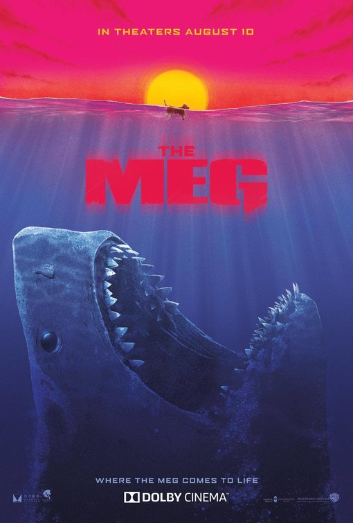 1000 piece jigsaw puzzle for the movie poster: The Meg (2018) ver9